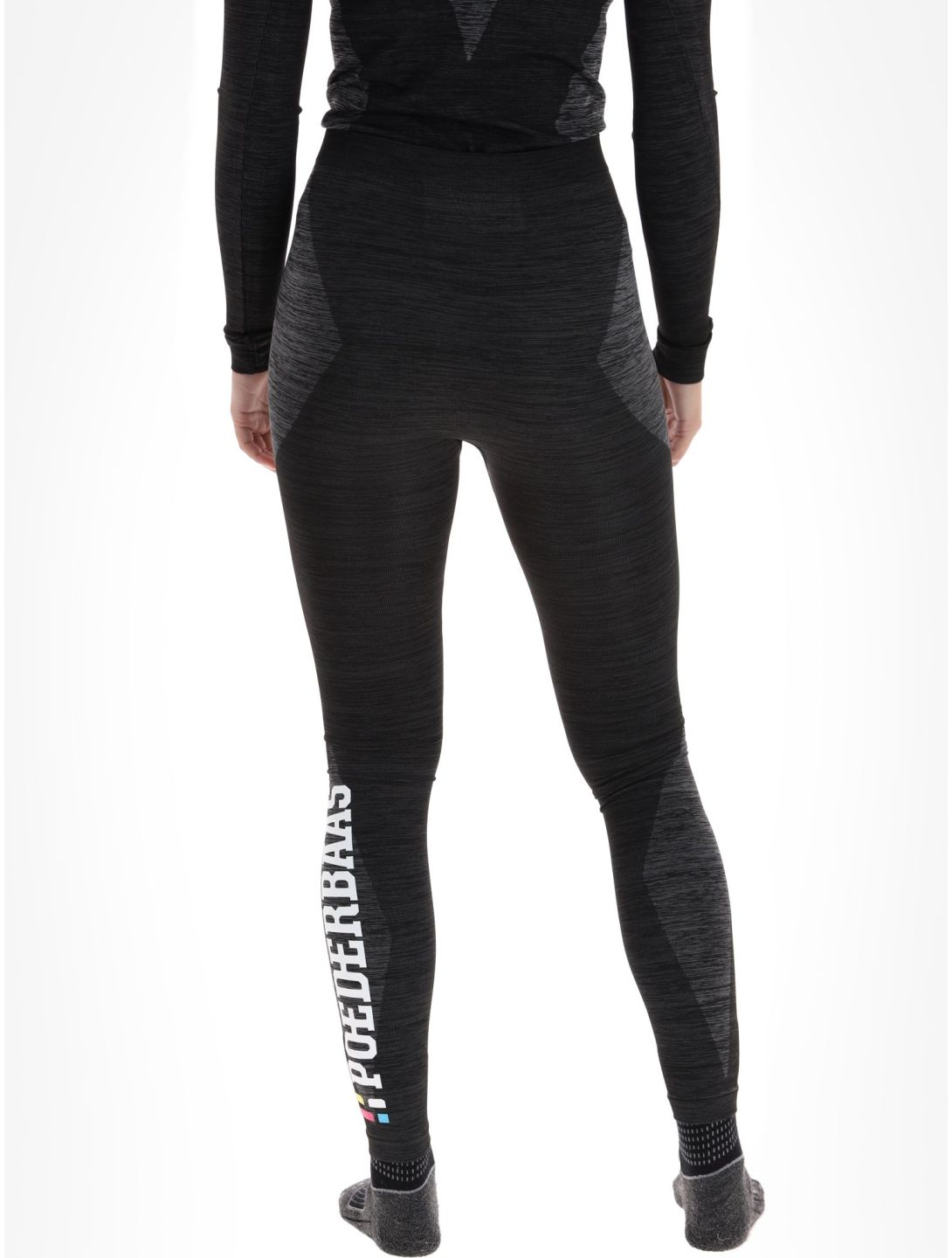 Poederbaas, Technical Thermo pantaloni termici donna Black nero 