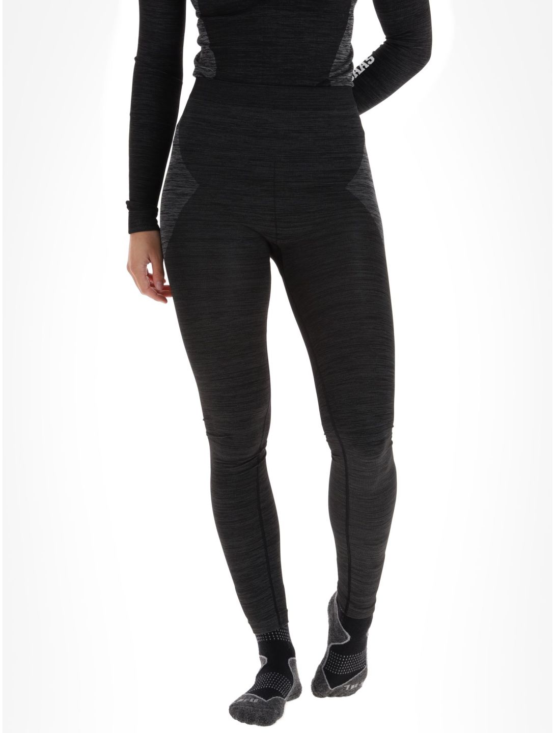 Poederbaas, Technical Thermo pantaloni termici donna Black nero 