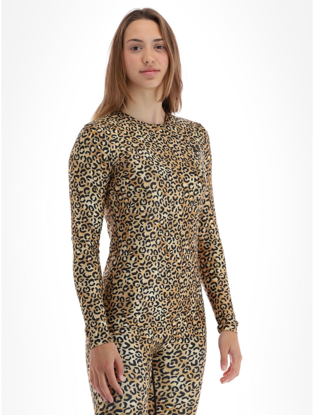 Poederbaas, Thermo Animal maglia termica donna Panther Brown marrone 