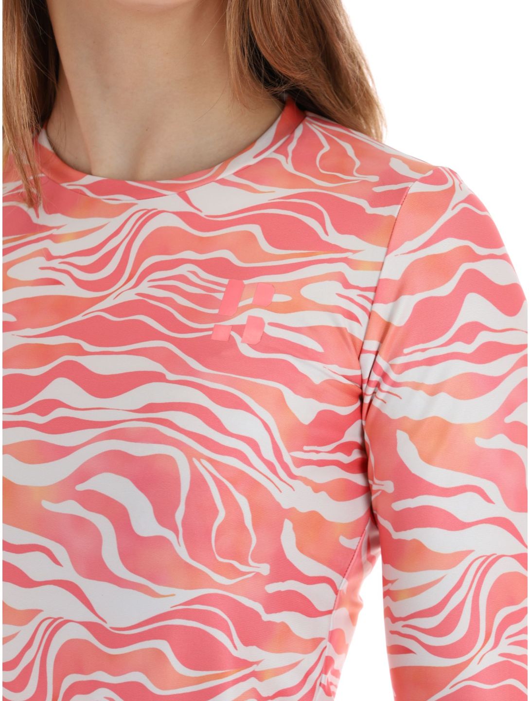 Poederbaas, Thermo Animal maglia termica donna Zebra Pink rosa 