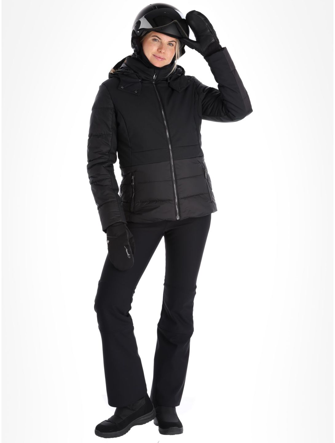 Poivre Blanc, Lifewear Line W23-0701-WO giacca sci donna Black nero 