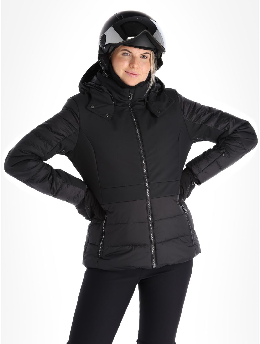 Poivre Blanc, Lifewear Line W23-0701-WO giacca sci donna Black nero 