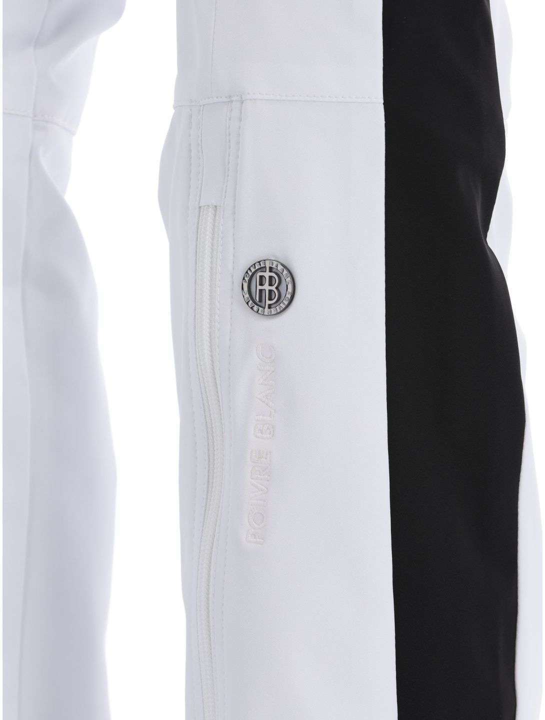 Poivre Blanc, Luxe Sport Line W23-0822-WO pantaloni da sci softshell donna White / Black bianco, nero 