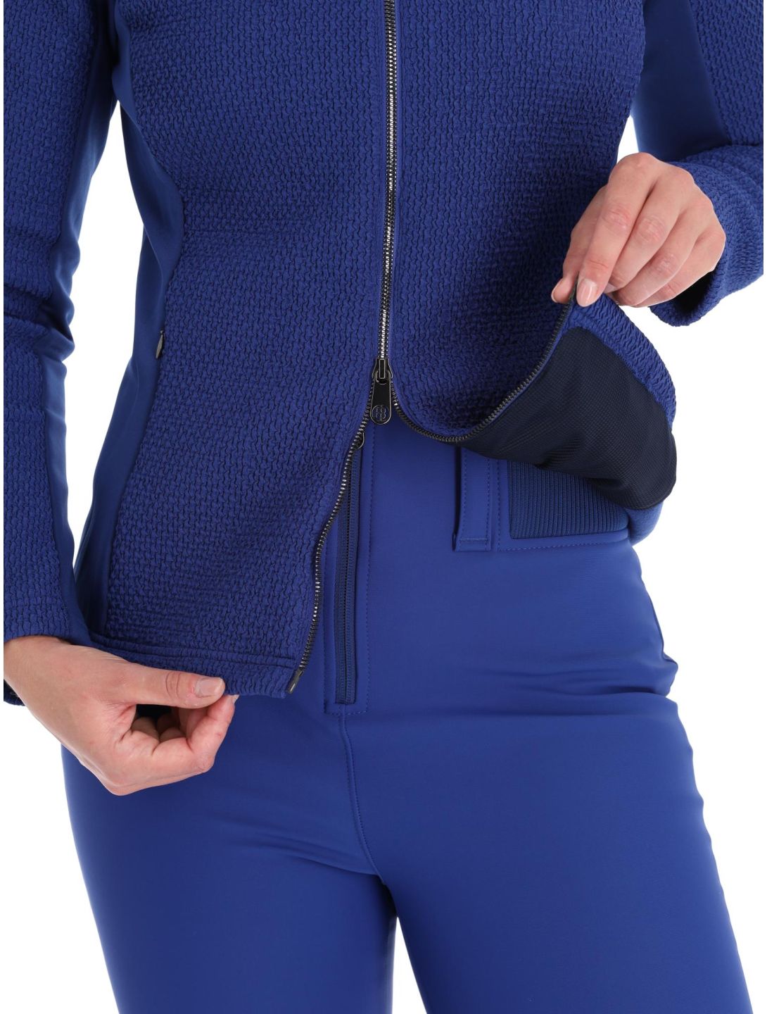 Poivre Blanc, Luxe Sport Line W23-1603-WO/S gilet donna Smock Infinity Blue blu 