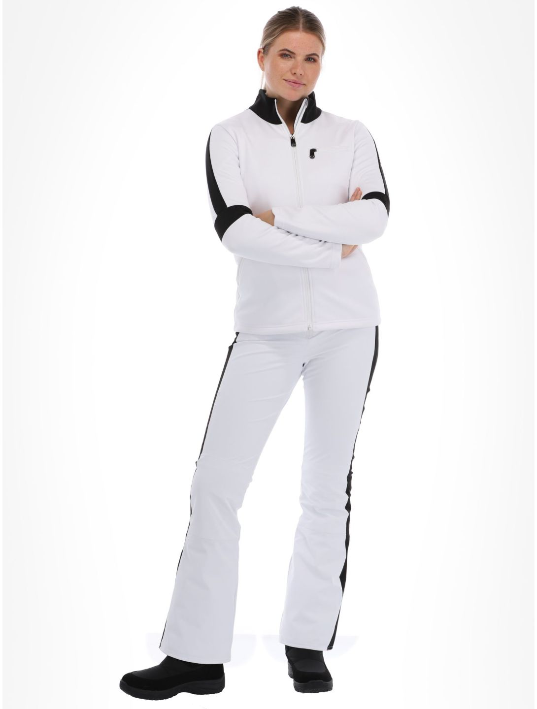 Poivre Blanc, Luxe Sport Line W23-1701-WO/A gilet donna White bianco 