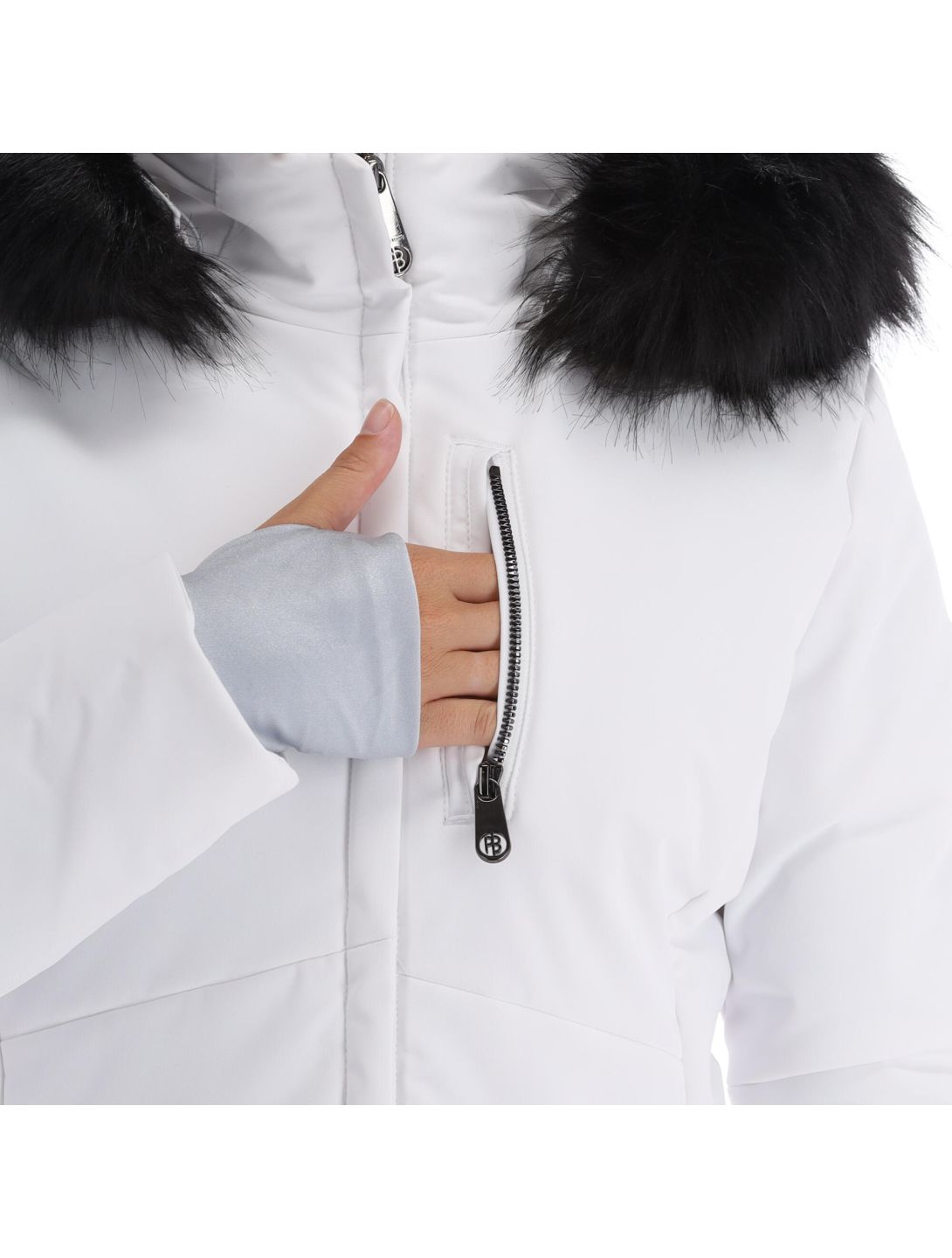 Poivre Blanc, Stretch Ski Jacket giacca sci donna bianco 