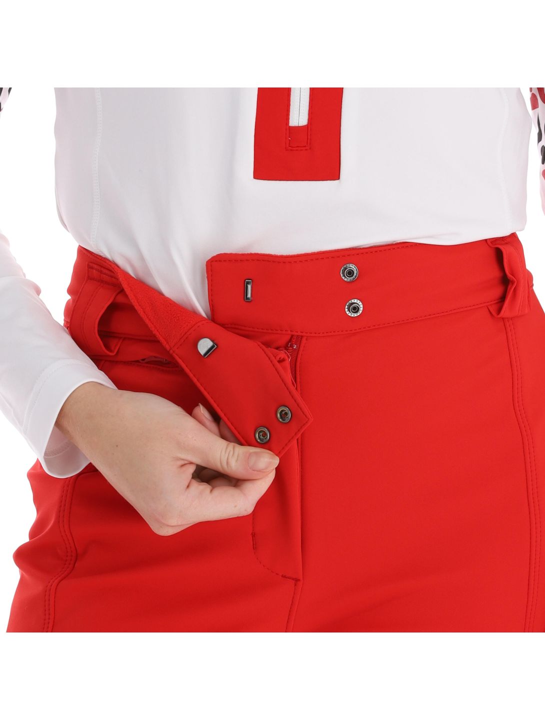 Poivre Blanc, Stretch Ski Pants pantaloni da sci donna scarlet rosso 