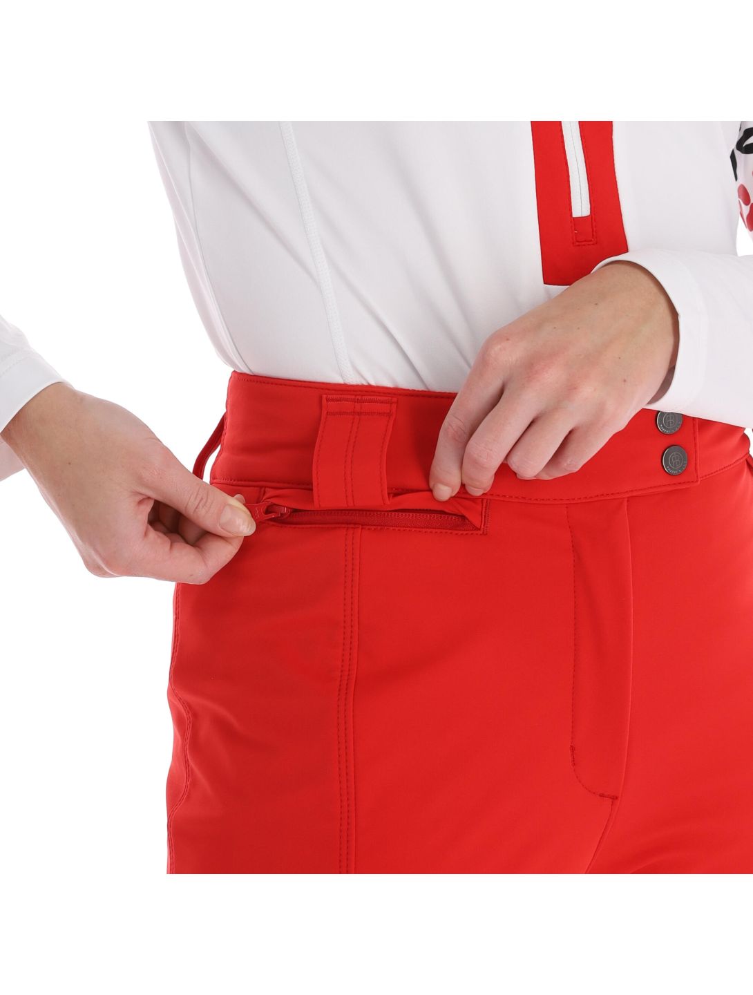 Poivre Blanc, Stretch Ski Pants pantaloni da sci donna scarlet rosso 