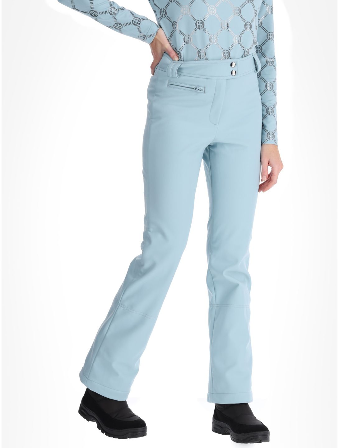 Poivre Blanc, Traditional 24PBH1120/WO/A pantaloni da sci softshell donna Aloe Blue blu 