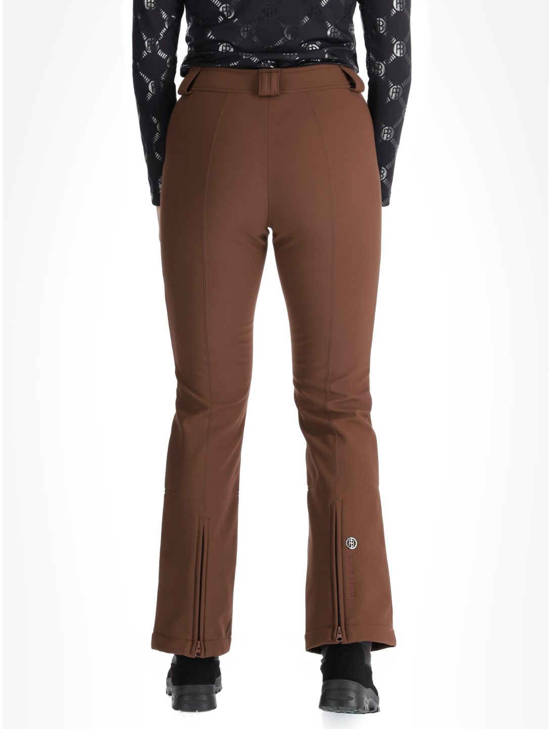 Poivre Blanc, Traditional 24PBH1120/WO/A pantaloni da sci softshell donna Choco Brown marrone 