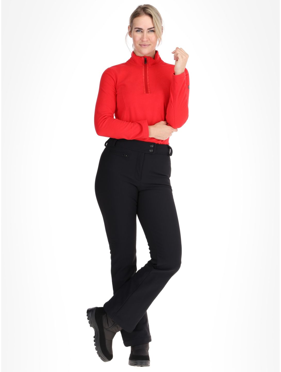 Poivre Blanc, Traditional 24PBH1120/WO/A pantaloni da sci softshell donna Black nero 