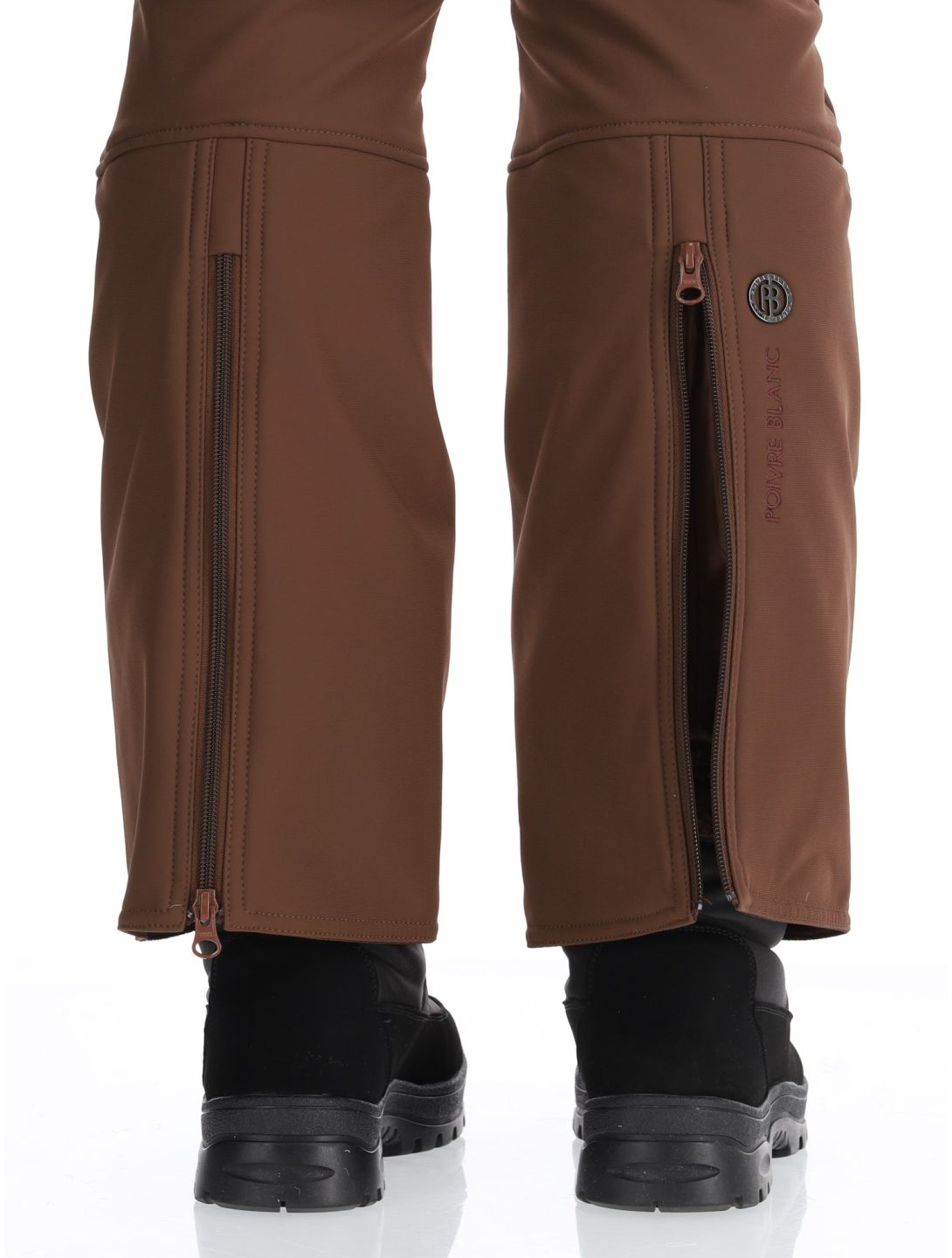 Poivre Blanc, Traditional 24PBH1121/WO/A pantaloni da sci softshell donna Choco Brown marrone 