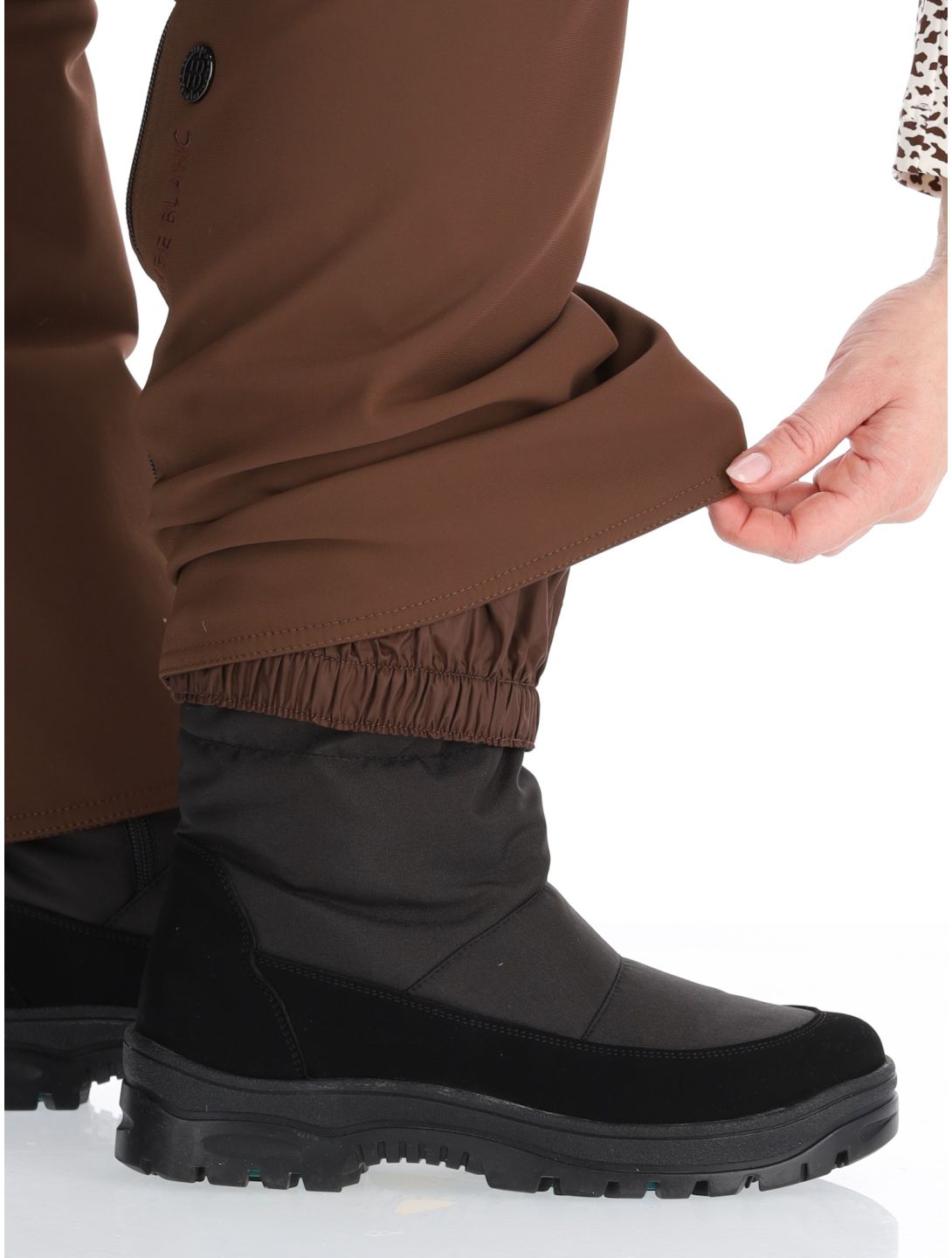 Poivre Blanc, Traditional 24PBH1121/WO/A pantaloni da sci softshell donna Choco Brown marrone 