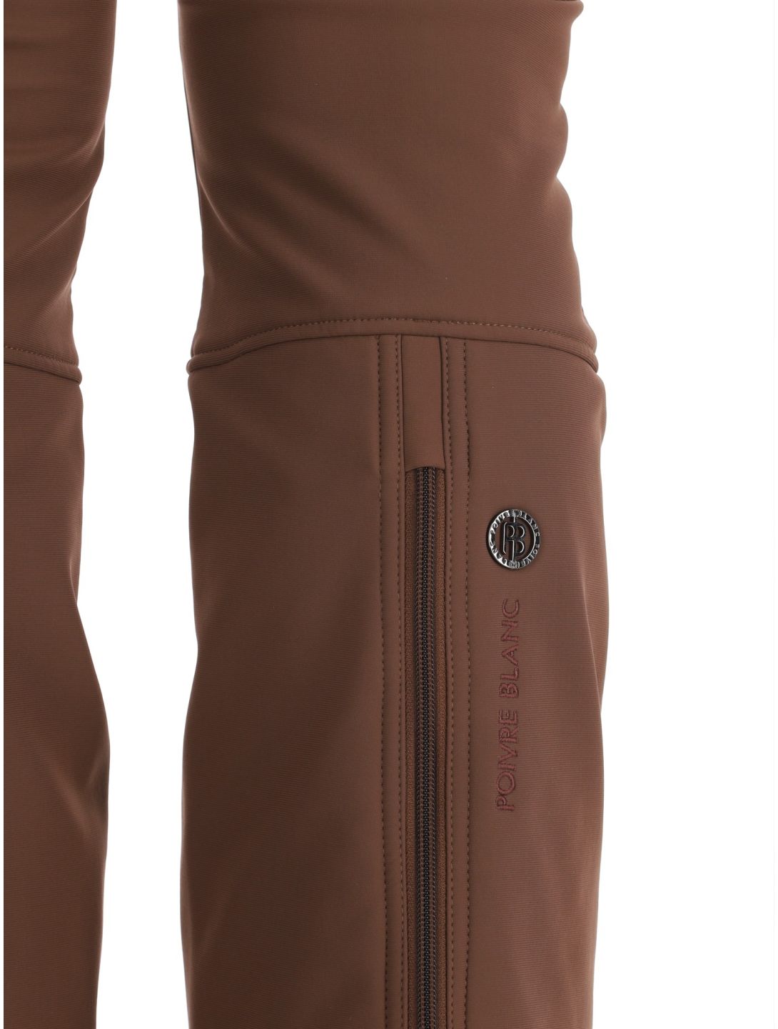 Poivre Blanc, Traditional 24PBH1121/WO/A pantaloni da sci softshell donna Choco Brown marrone 