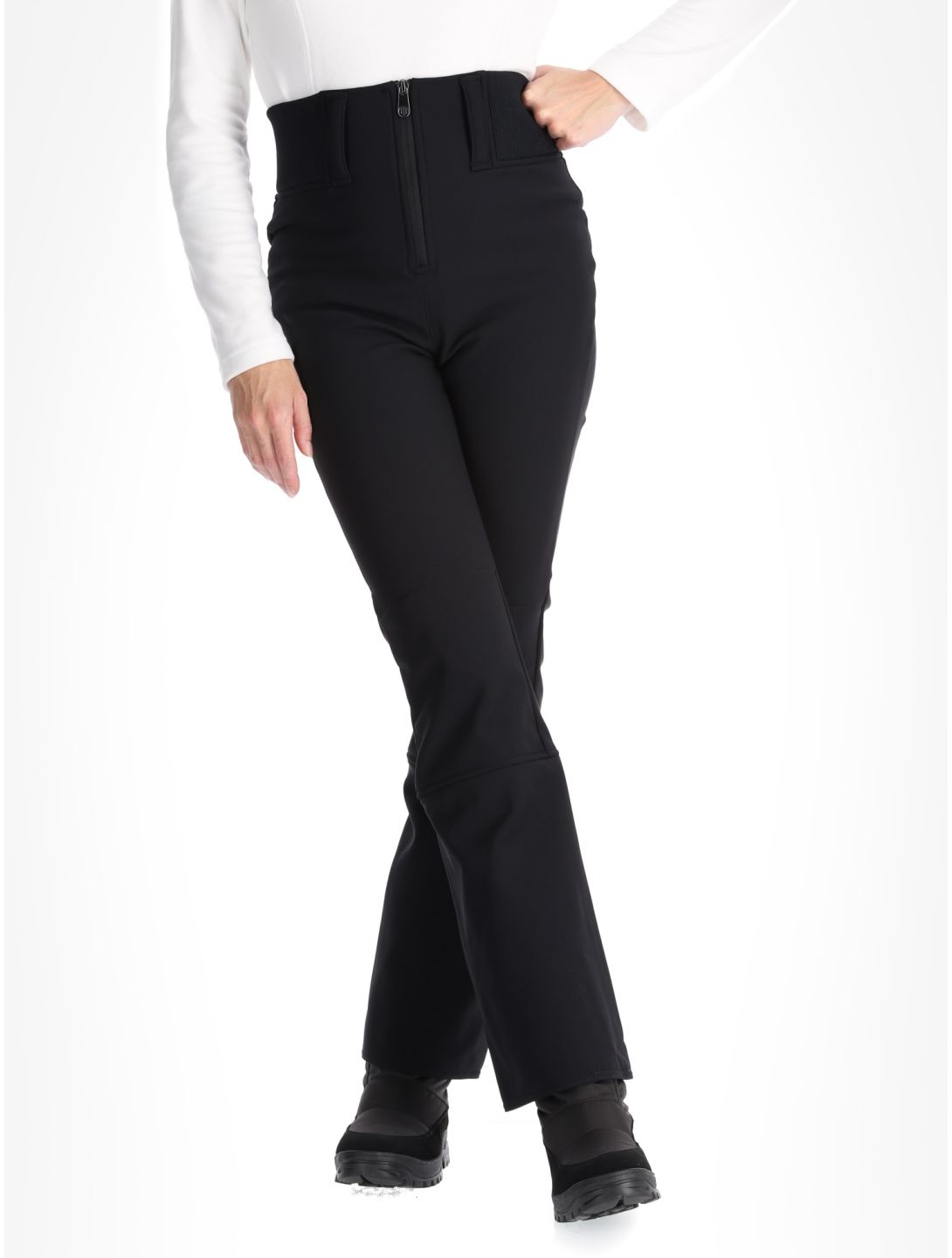 Poivre Blanc, Traditional 24PBH1121/WO/A pantaloni da sci softshell donna Black nero 