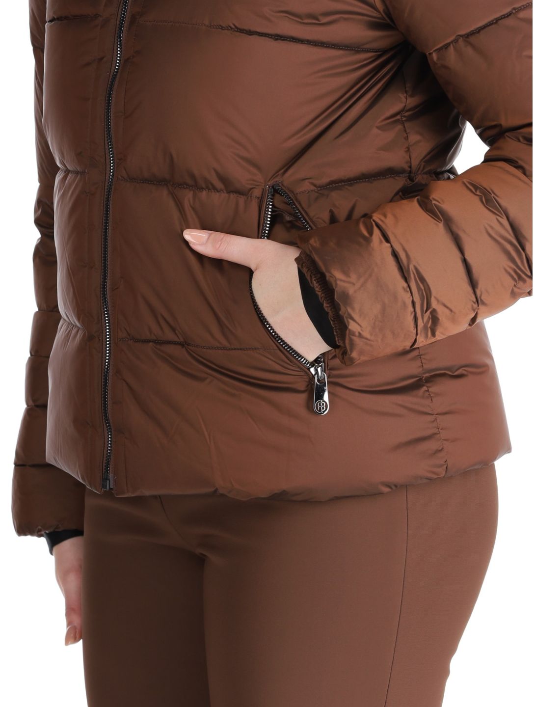 Poivre Blanc, Traditional 24PBH1201/WO giacca sci donna Choco Brown marrone 