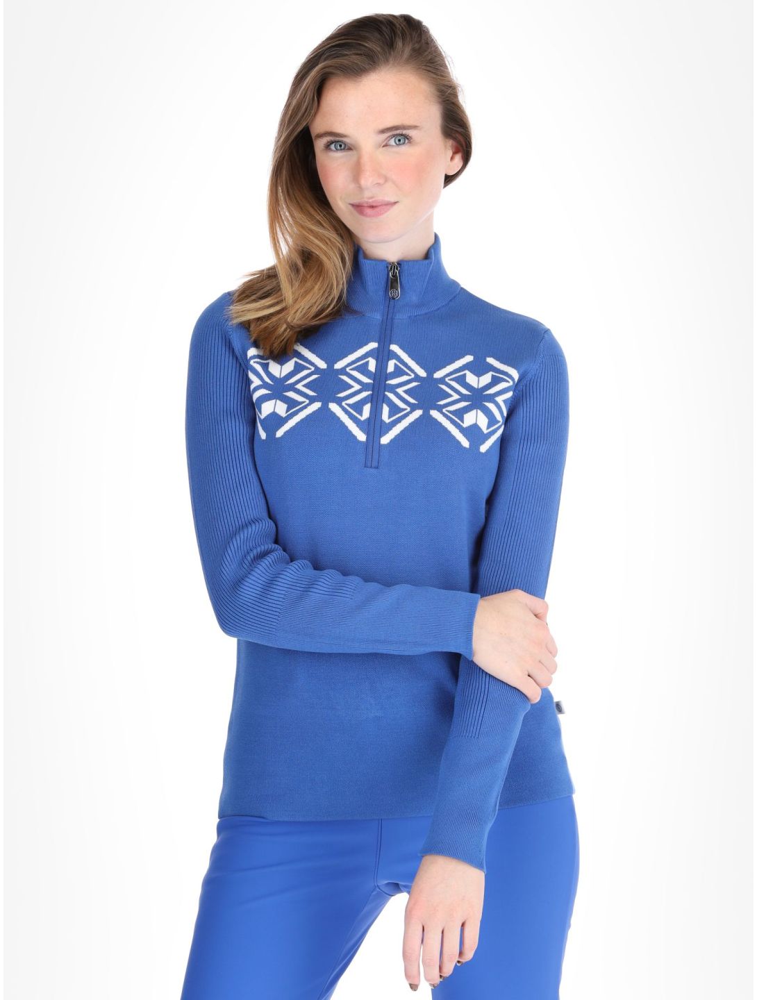 Poivre Blanc, Traditional 24PBH3540/WO maglione donna Acid Blue blu 