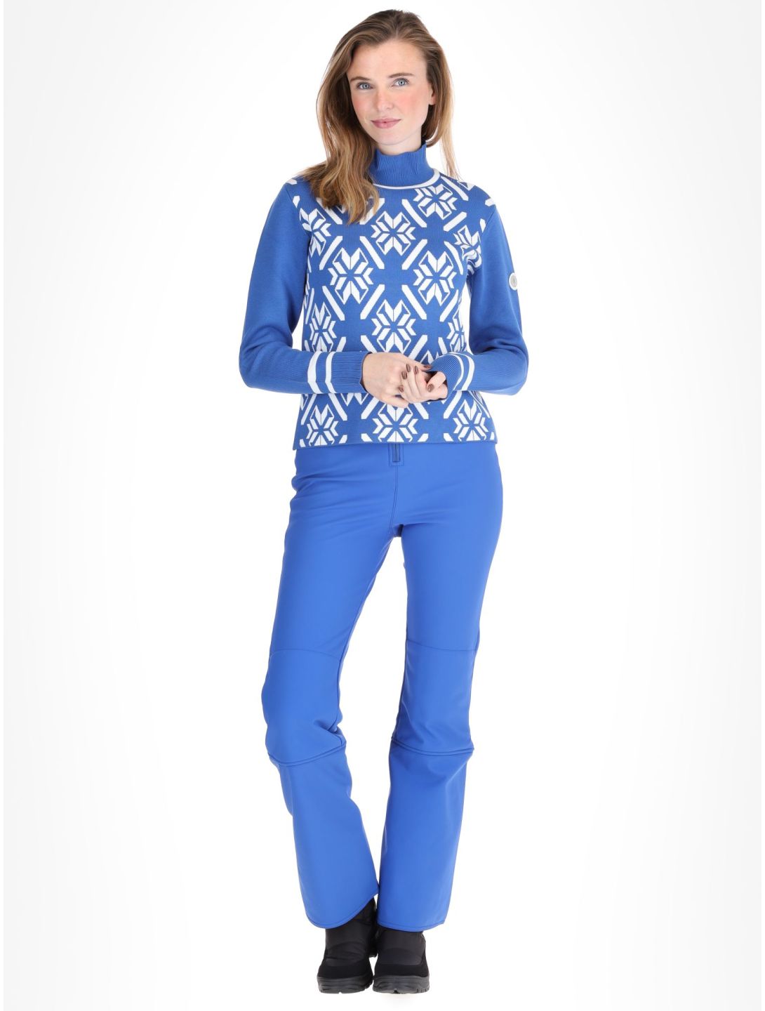 Poivre Blanc, Traditional 24PBH3552/WO felpa donna Acid Blue blu 