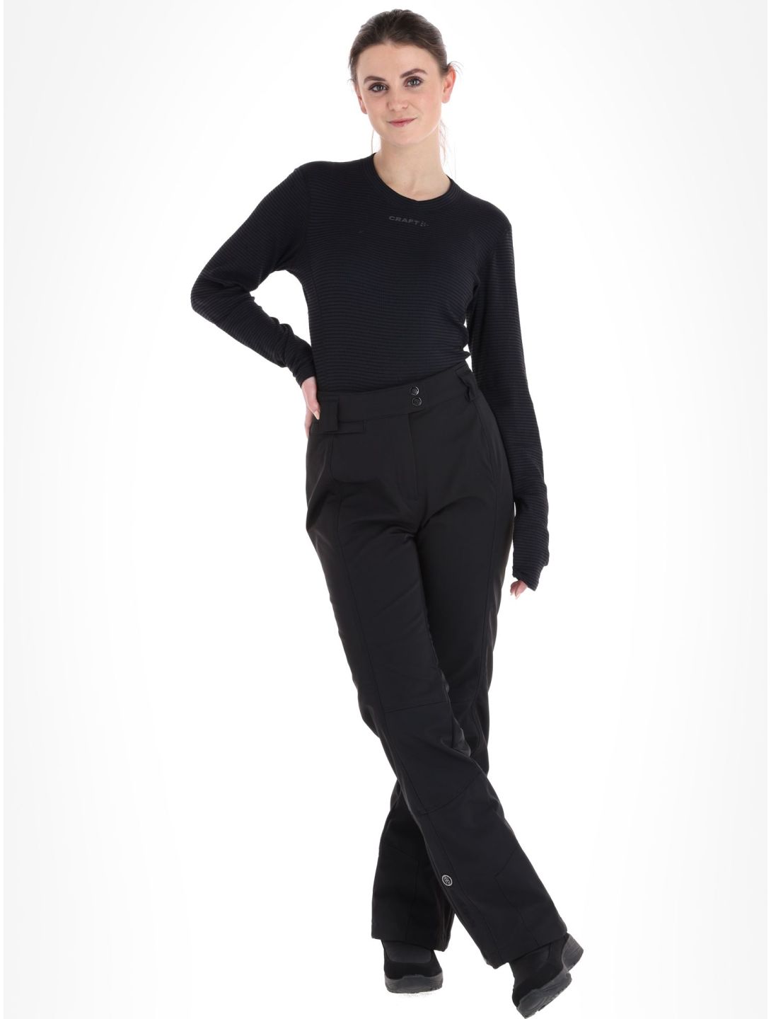 Poivre Blanc, Traditional Line W23-0820-WO/A pantaloni da sci donna Black nero 