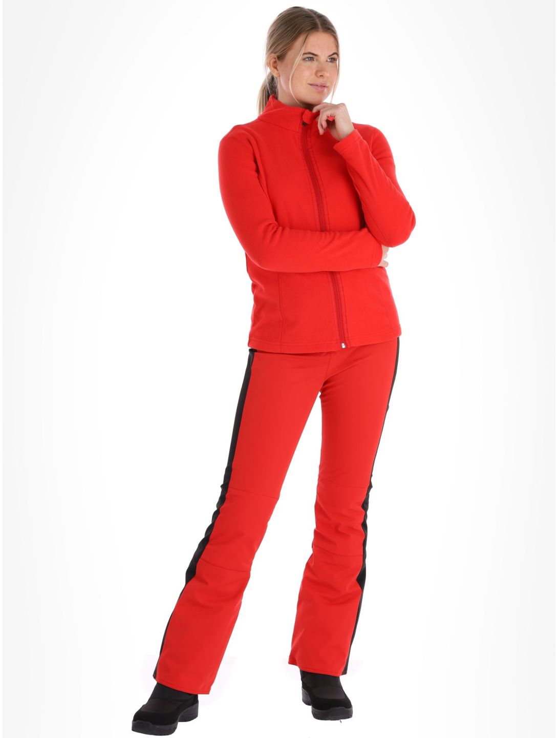 Poivre Blanc, Traditional Line W23-1500-WO gilet donna Scarlet Red rosso 