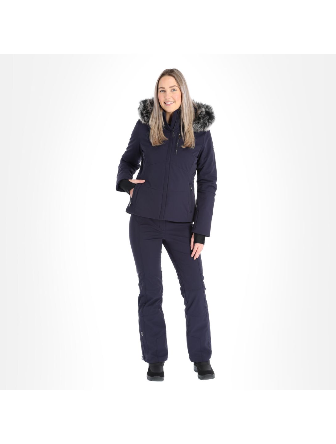 Poivre Blanc, W20-0802-Wo/A giacca sci slim fit donna polar blu