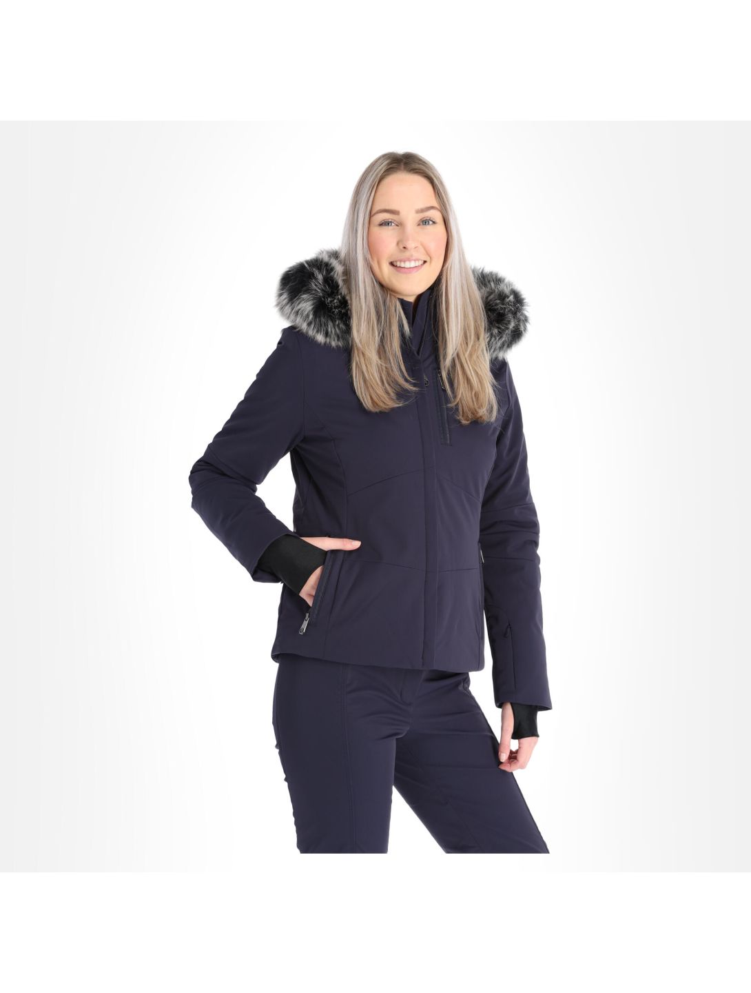 Poivre Blanc, W20-0802-Wo/A giacca sci slim fit donna polar blu