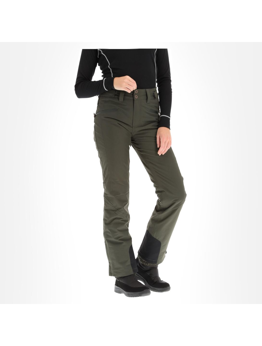 Protest, Kensington pantaloni da sci donna swamped verde 