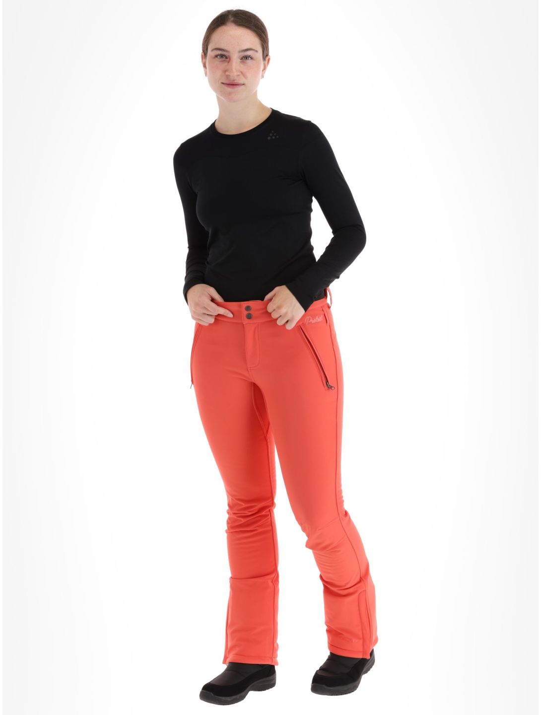 Protest, Lole pantaloni da sci softshell donna Tosca Red rosso 