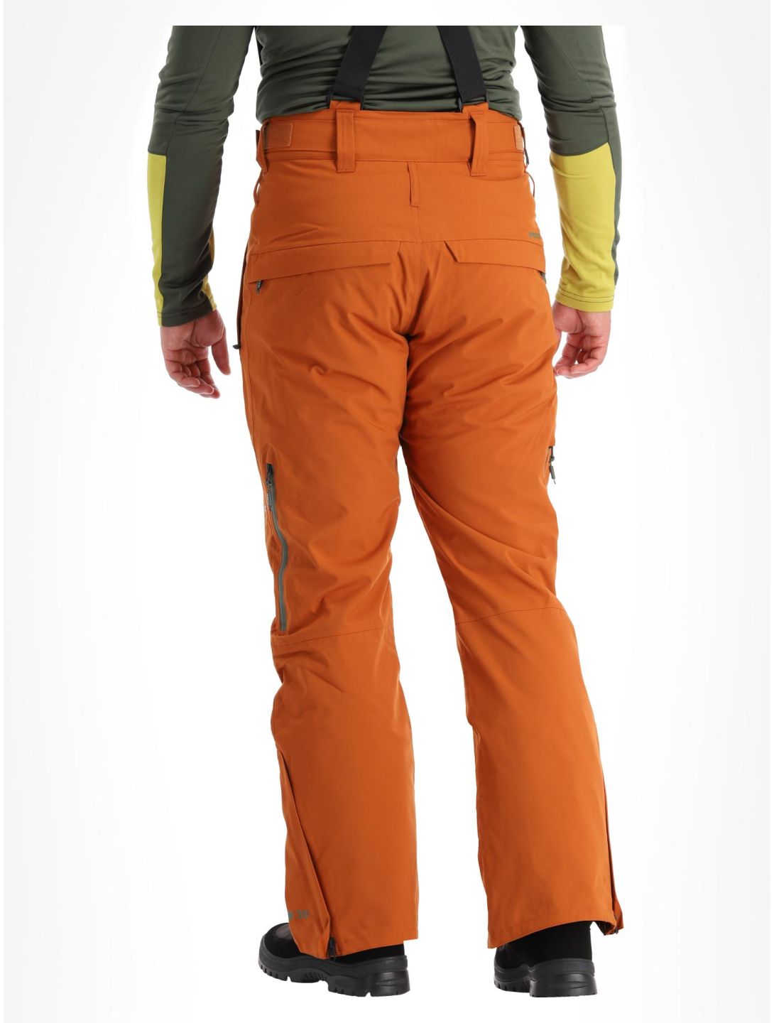 Protest, Miikka pantaloni da sci uomo Umber Orange arancio 