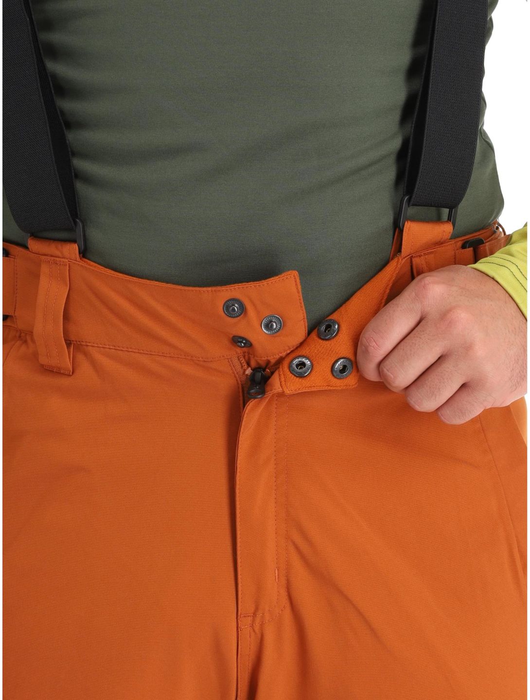 Protest, Miikka pantaloni da sci uomo Umber Orange arancio 