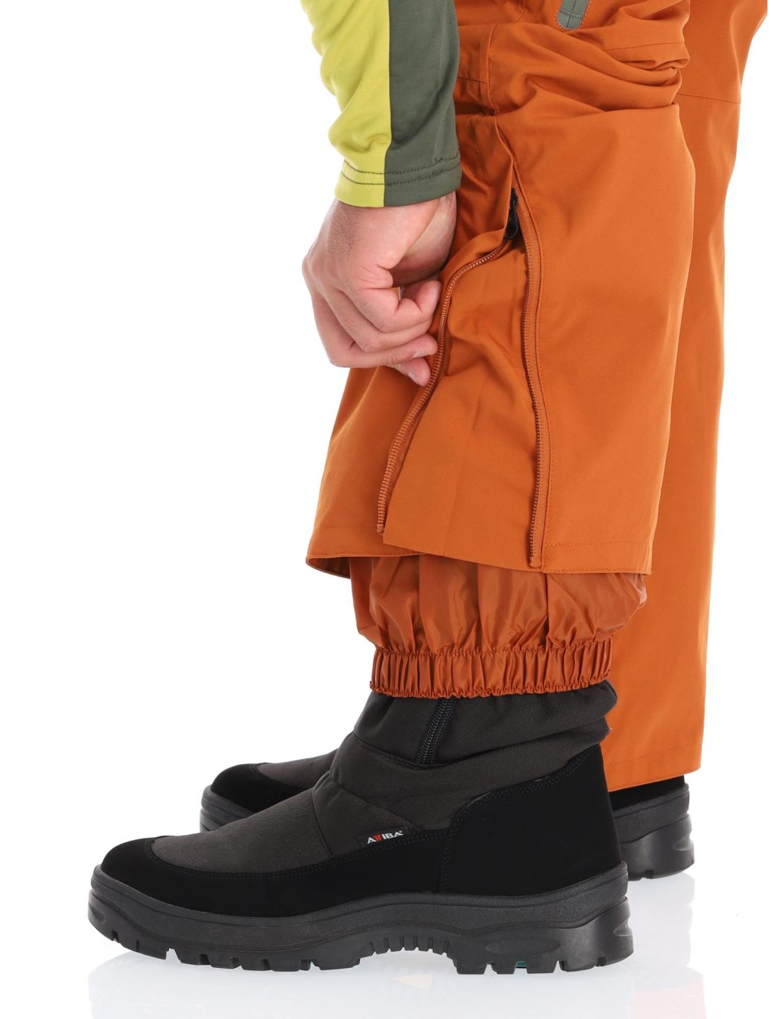 Protest, Miikka pantaloni da sci uomo Umber Orange arancio 