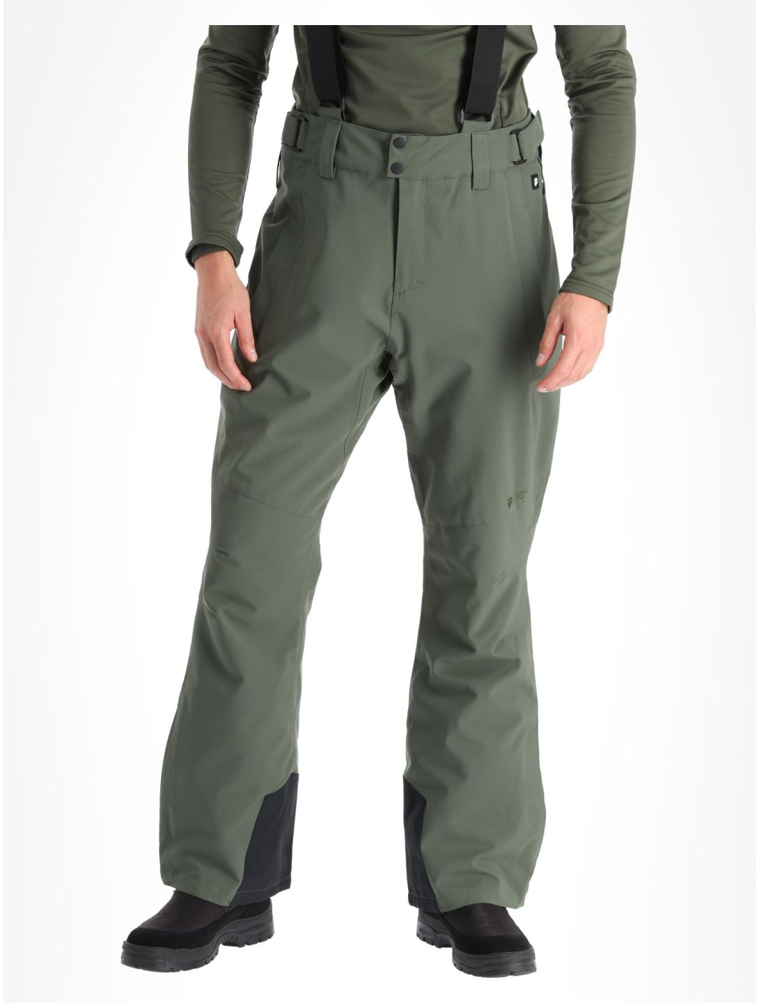 Protest, Owens pantaloni da sci uomo Thyme verde 