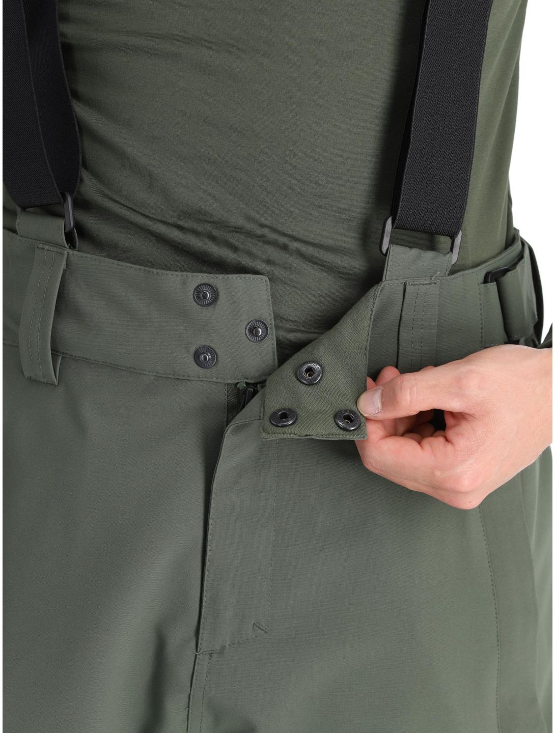 Protest, Owens pantaloni da sci uomo Thyme verde 