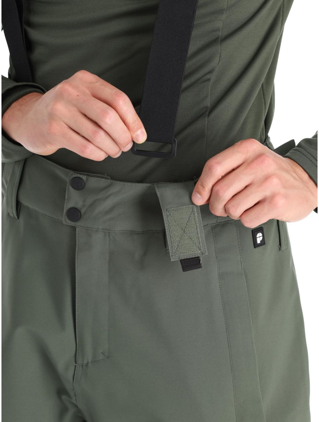 Protest, Owens pantaloni da sci uomo Thyme verde 