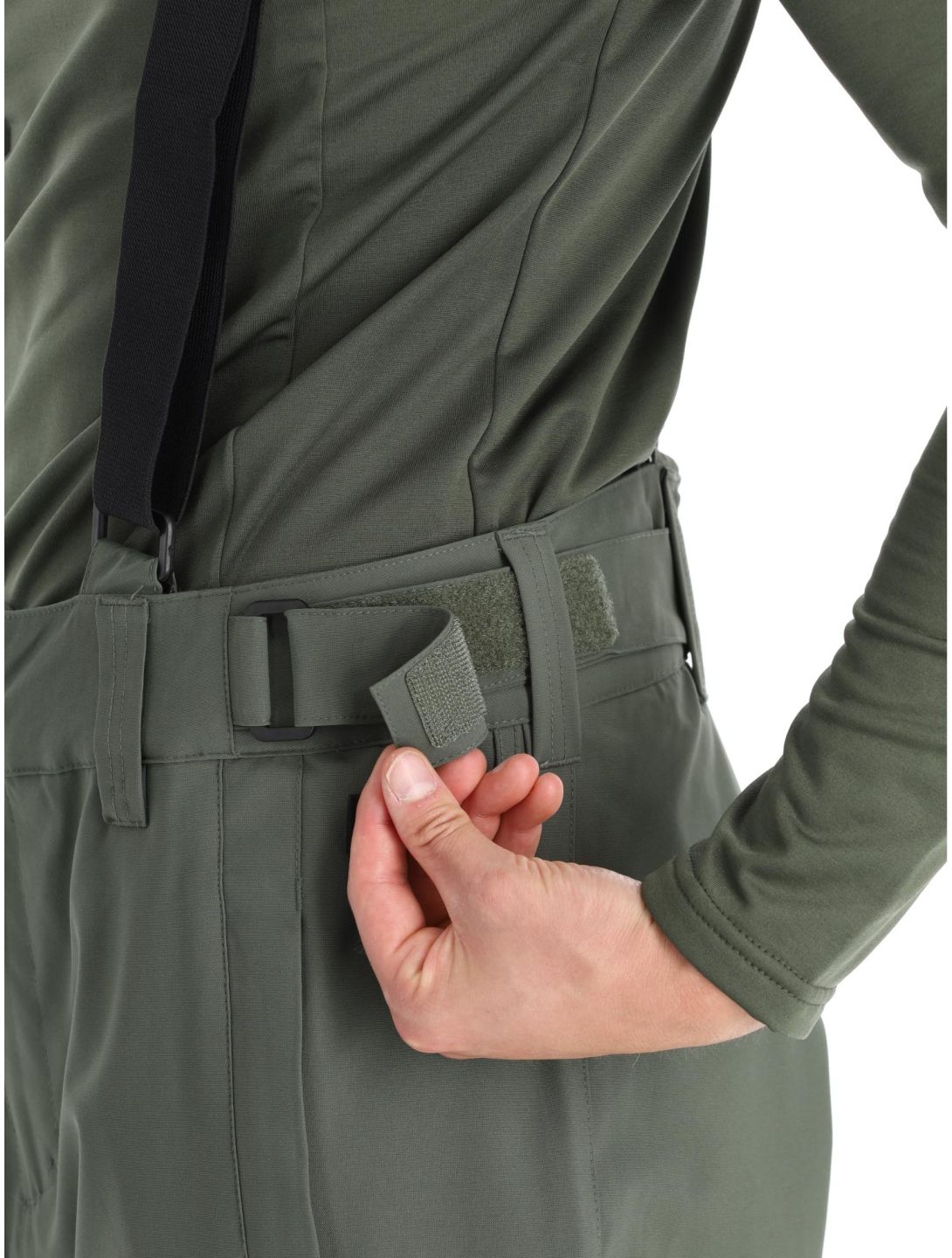 Protest, Owens pantaloni da sci uomo Thyme verde 