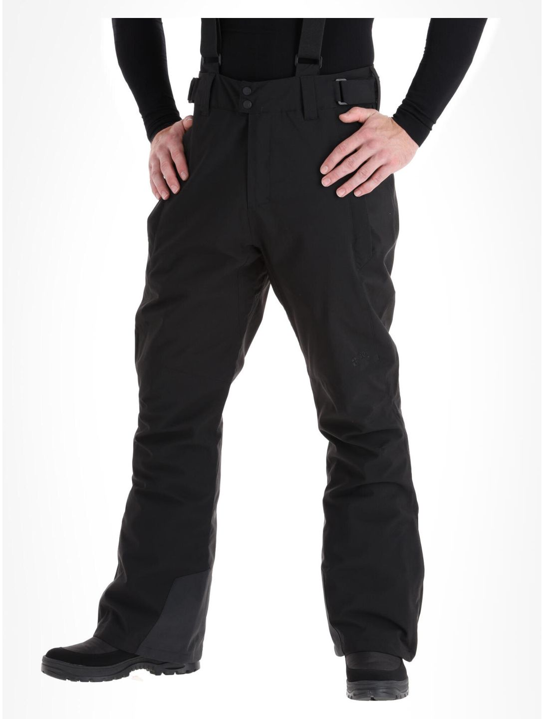 Protest, Owens pantaloni da sci uomo True Black nero 