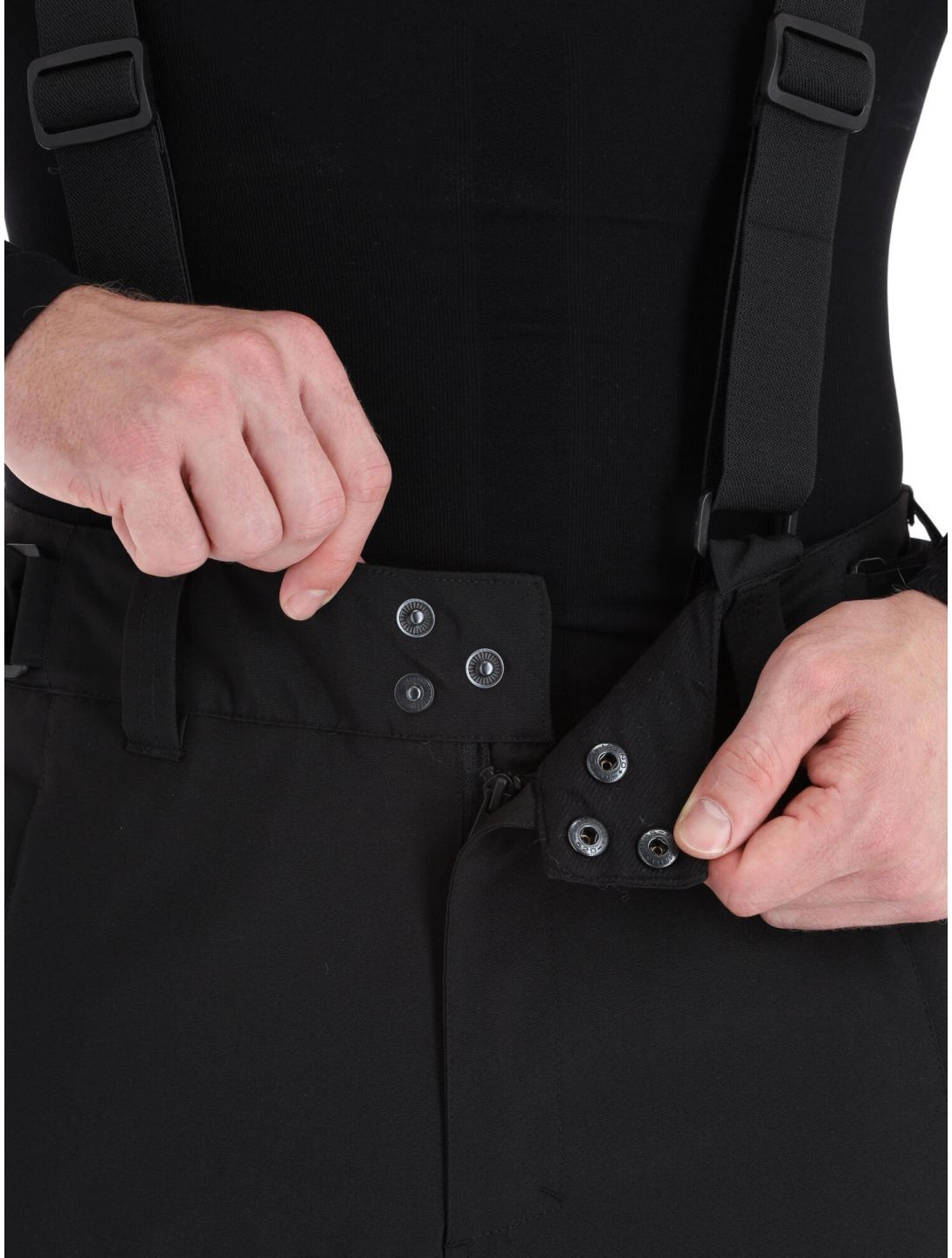 Protest, Owens pantaloni da sci uomo True Black nero 