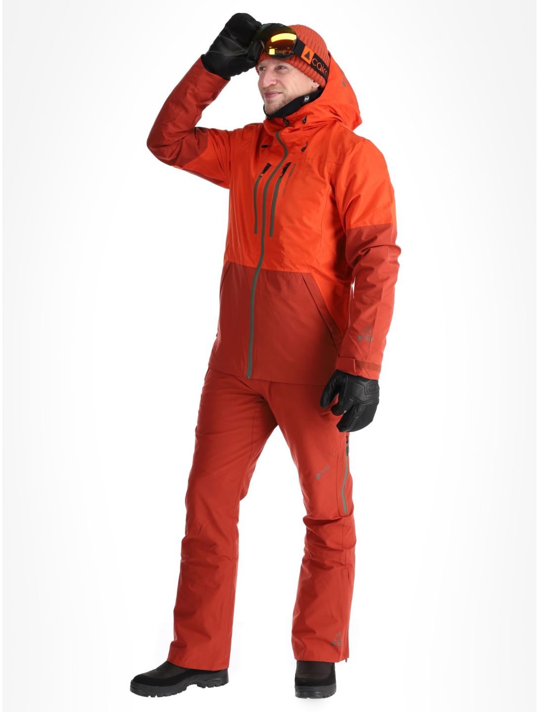 Protest, PRTBAKIE giacca sci uomo Burnt Orange arancio, rosso 