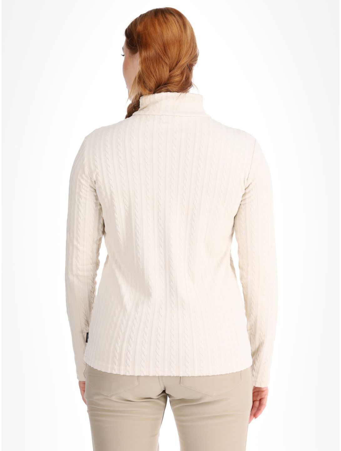 Protest, PRTGAIL 1/4 zip maglione donna Kitoff White bianco 