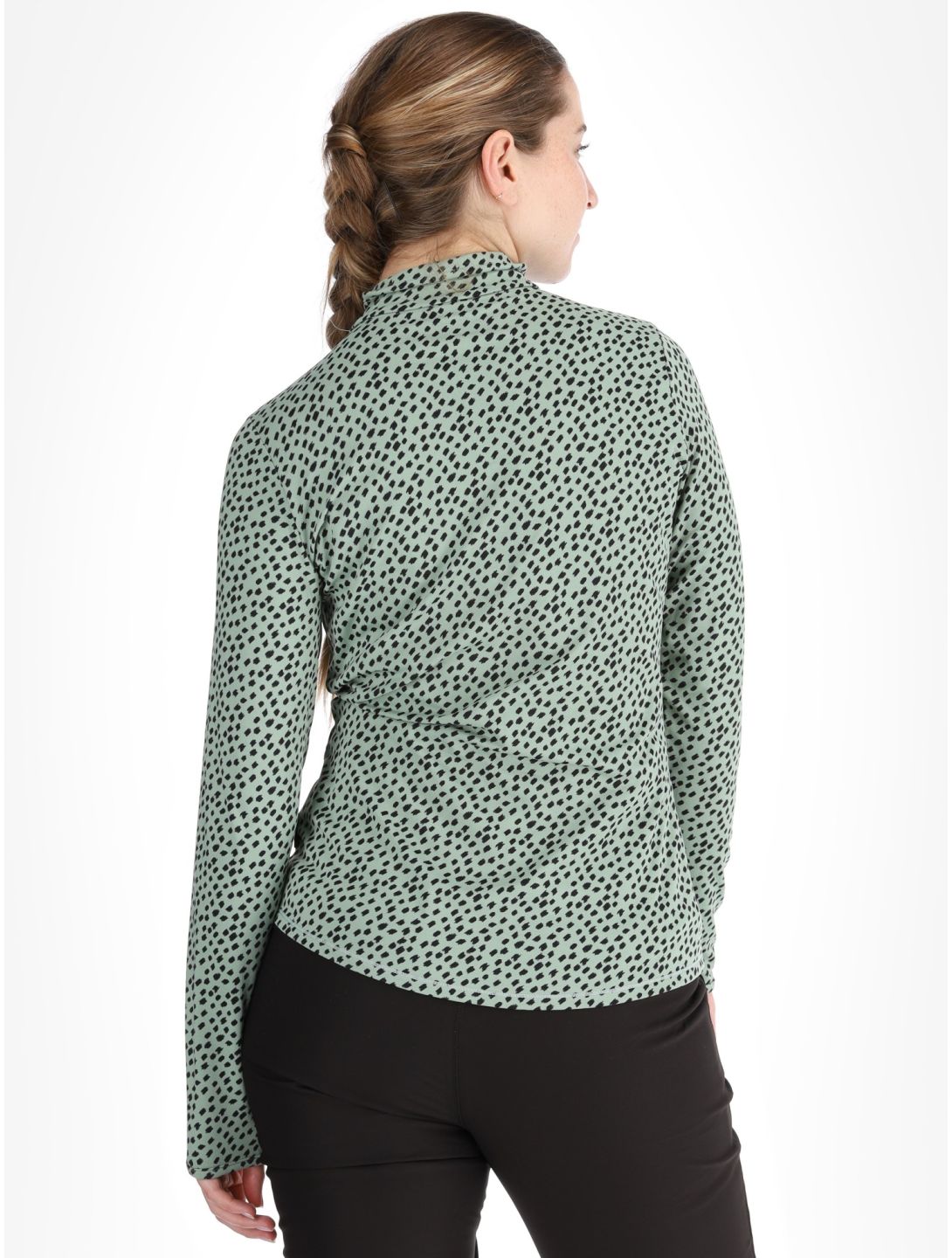 Protest, PRTKACEY 1/4 zip maglione donna Green Baygreen verde 