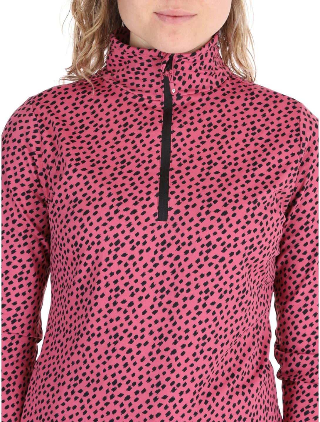 Protest, PRTKACEY 1/4 zip maglione donna Rose Dust rosa 