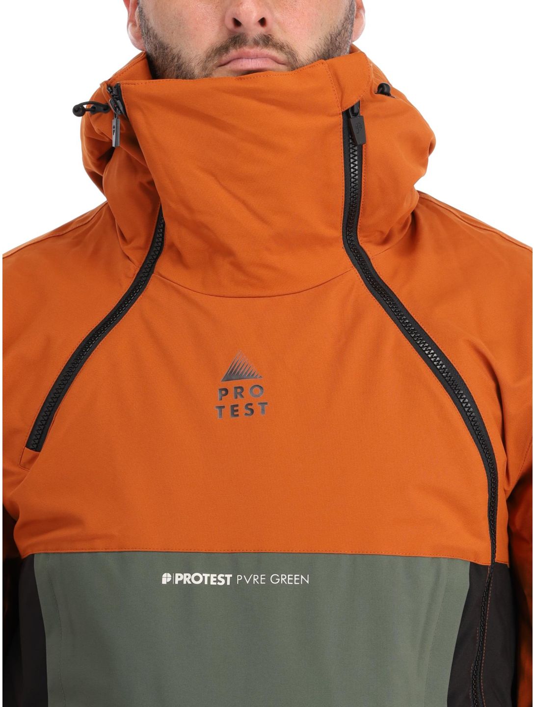 Protest, Prtkakune giacca sci uomo Umber Orange arancio 