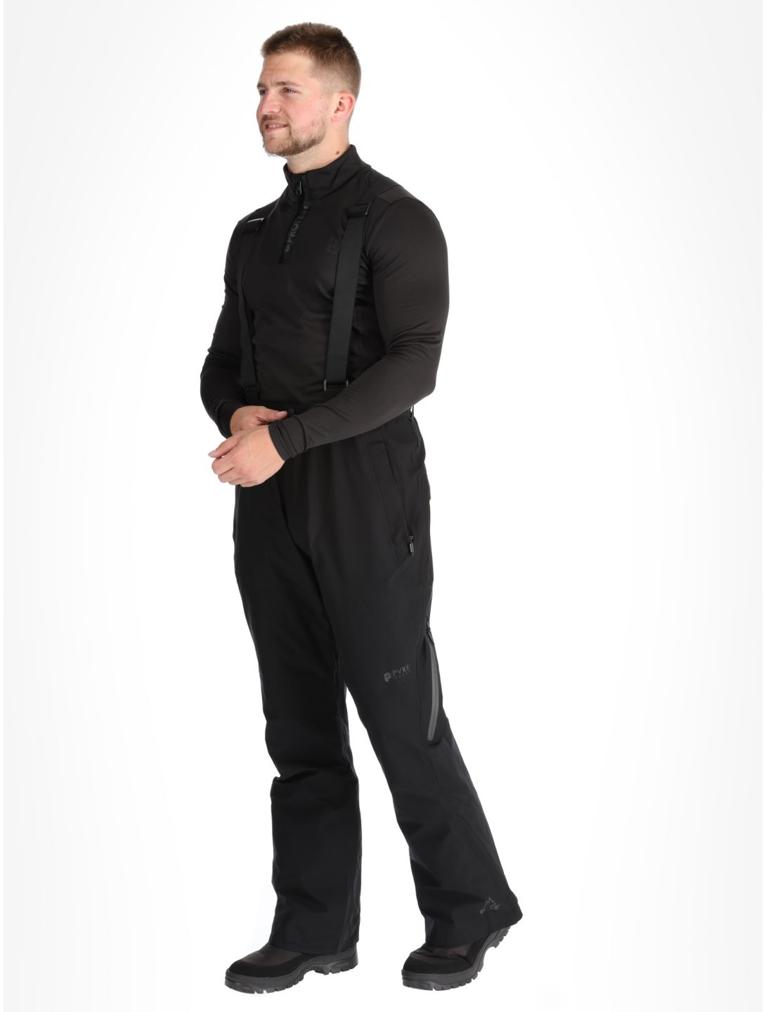 Protest, PRTMIKADO pantaloni da sci uomo True Black nero 