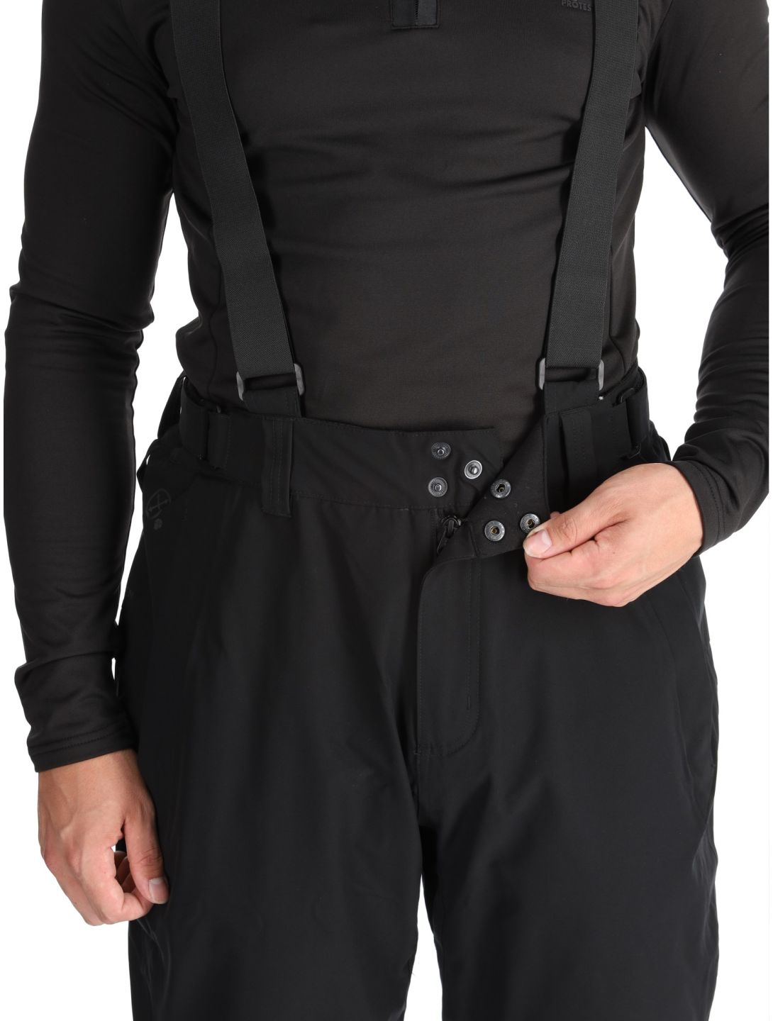 Protest, PRTMIKADO pantaloni da sci uomo True Black nero 