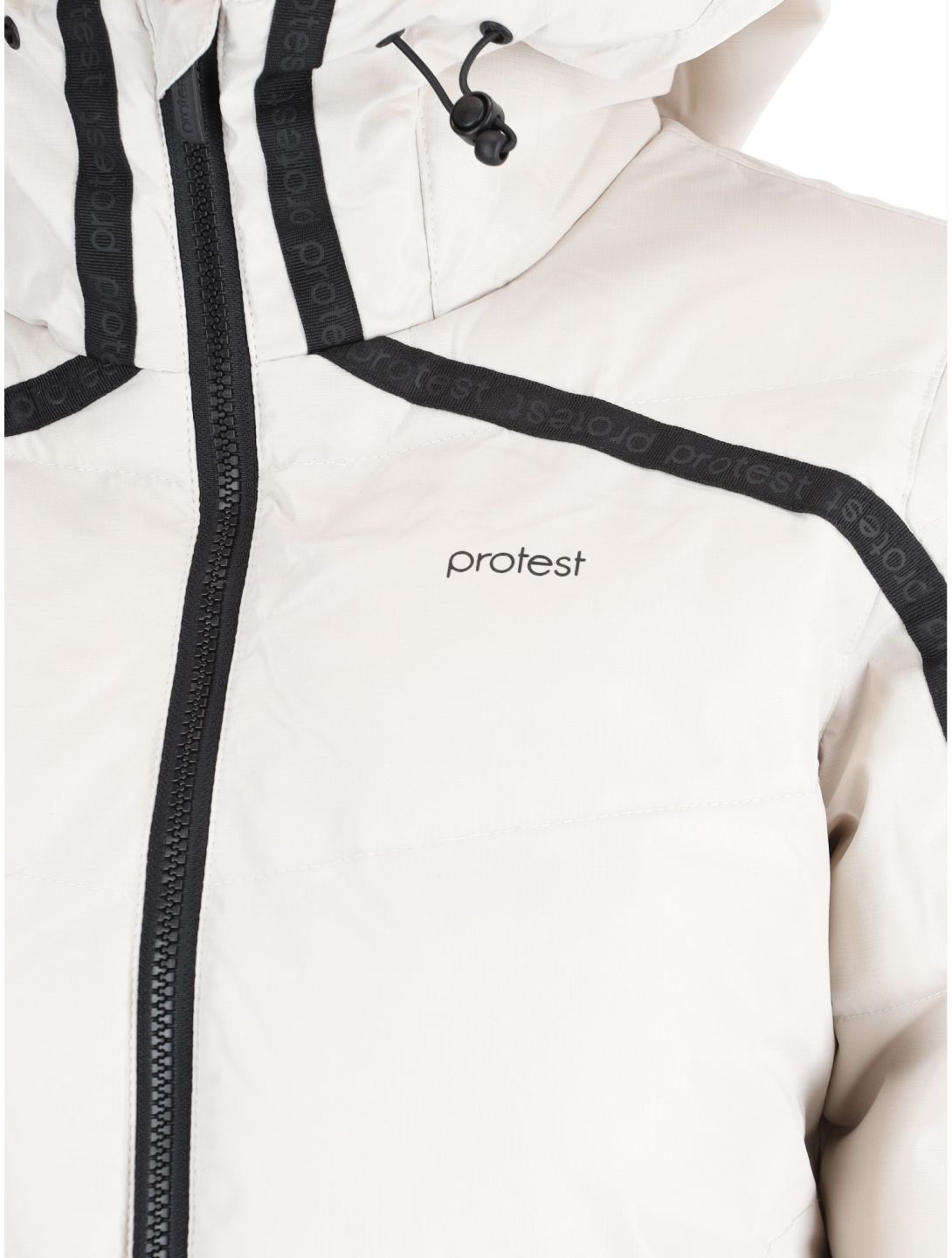 Protest, PRTONYX giacca sci donna Kitoff White bianco 