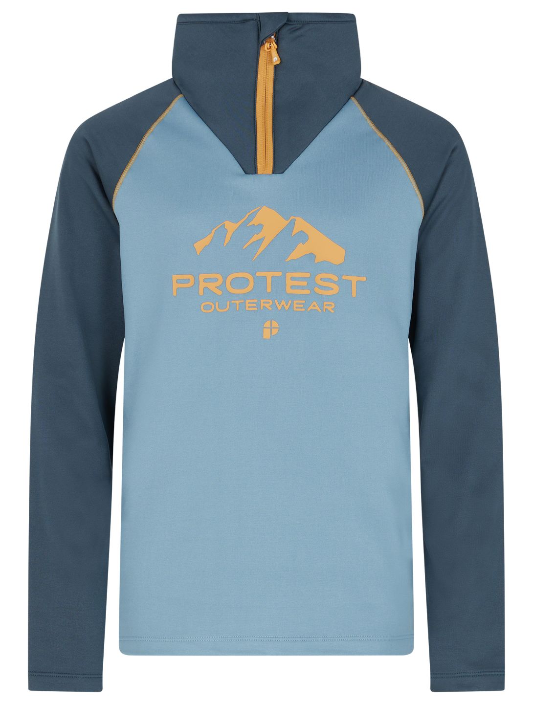 Protest, PRTRAF JR 1/4 zip maglione bambino Steel Blue blu 