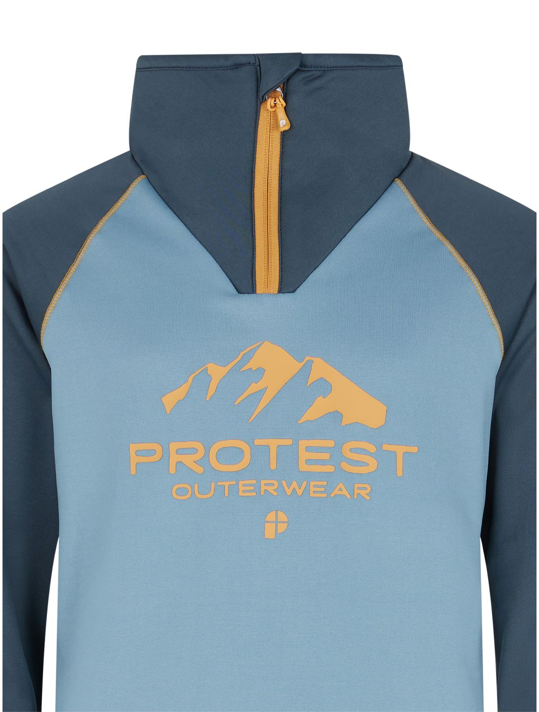 Protest, PRTRAF JR 1/4 zip maglione bambino Steel Blue blu 