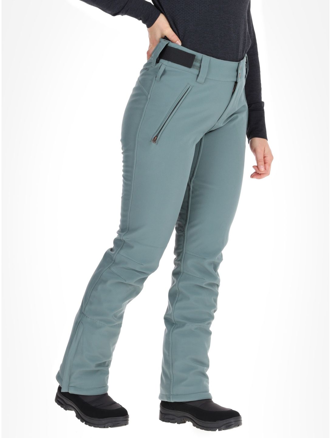 Protest, PRTRELOLE pantaloni da sci donna Evergreen verde 