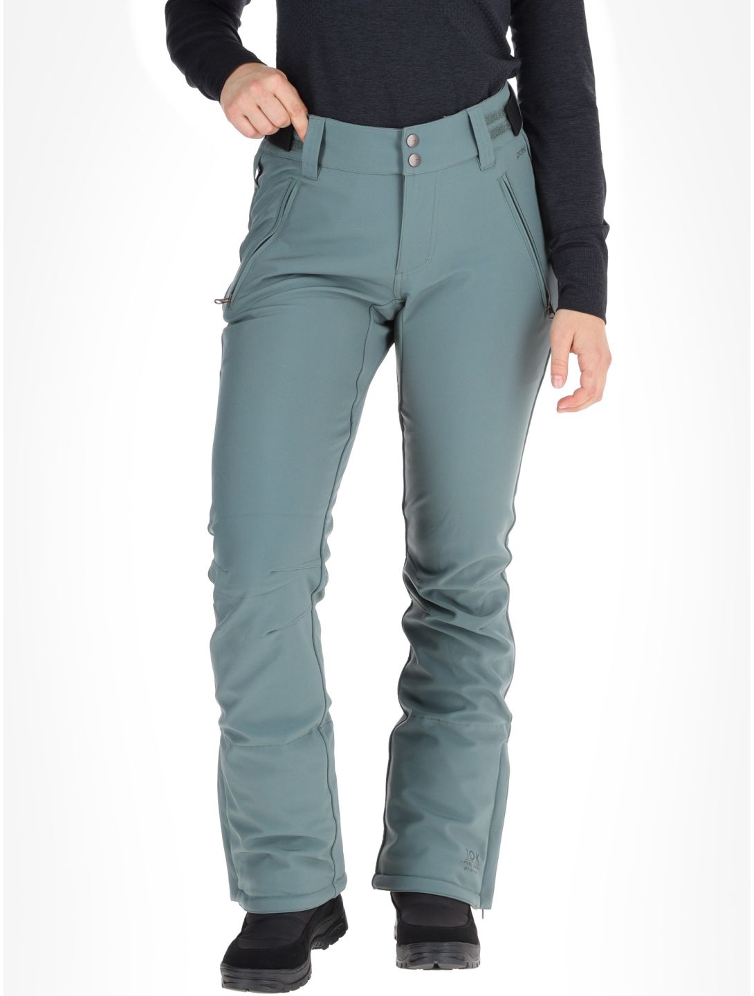 Protest, PRTRELOLE pantaloni da sci donna Evergreen verde 