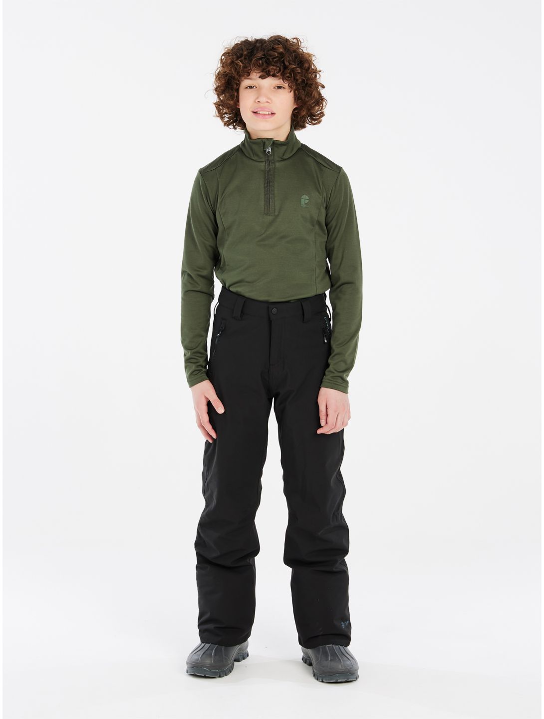 Protest, PRTSTERIO JR pantaloni da sci bambino True Black nero 